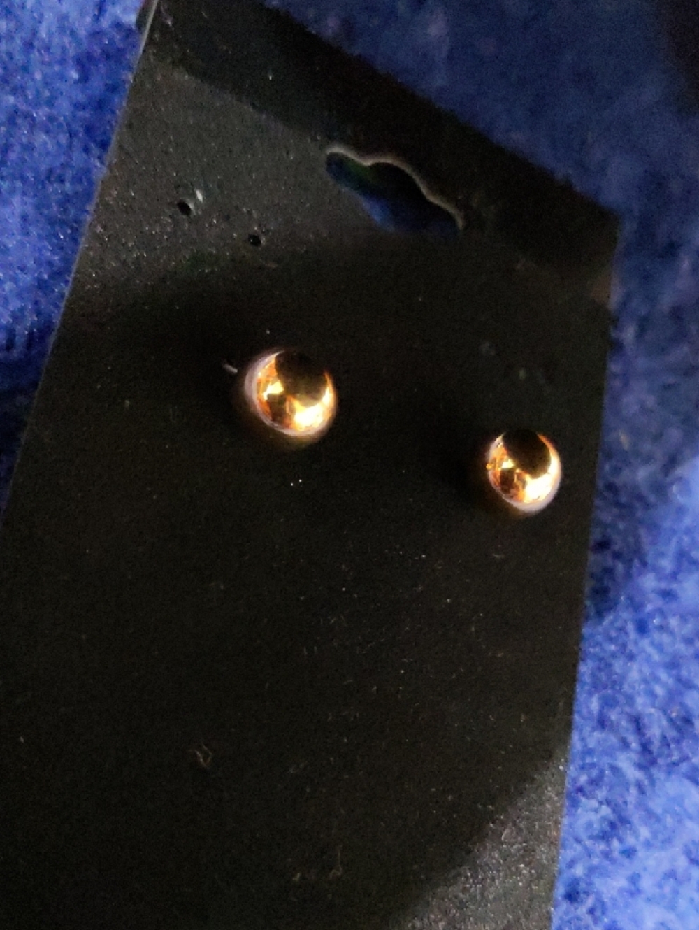 Classic Gold Ball Stud Earrings - Women Jewelry